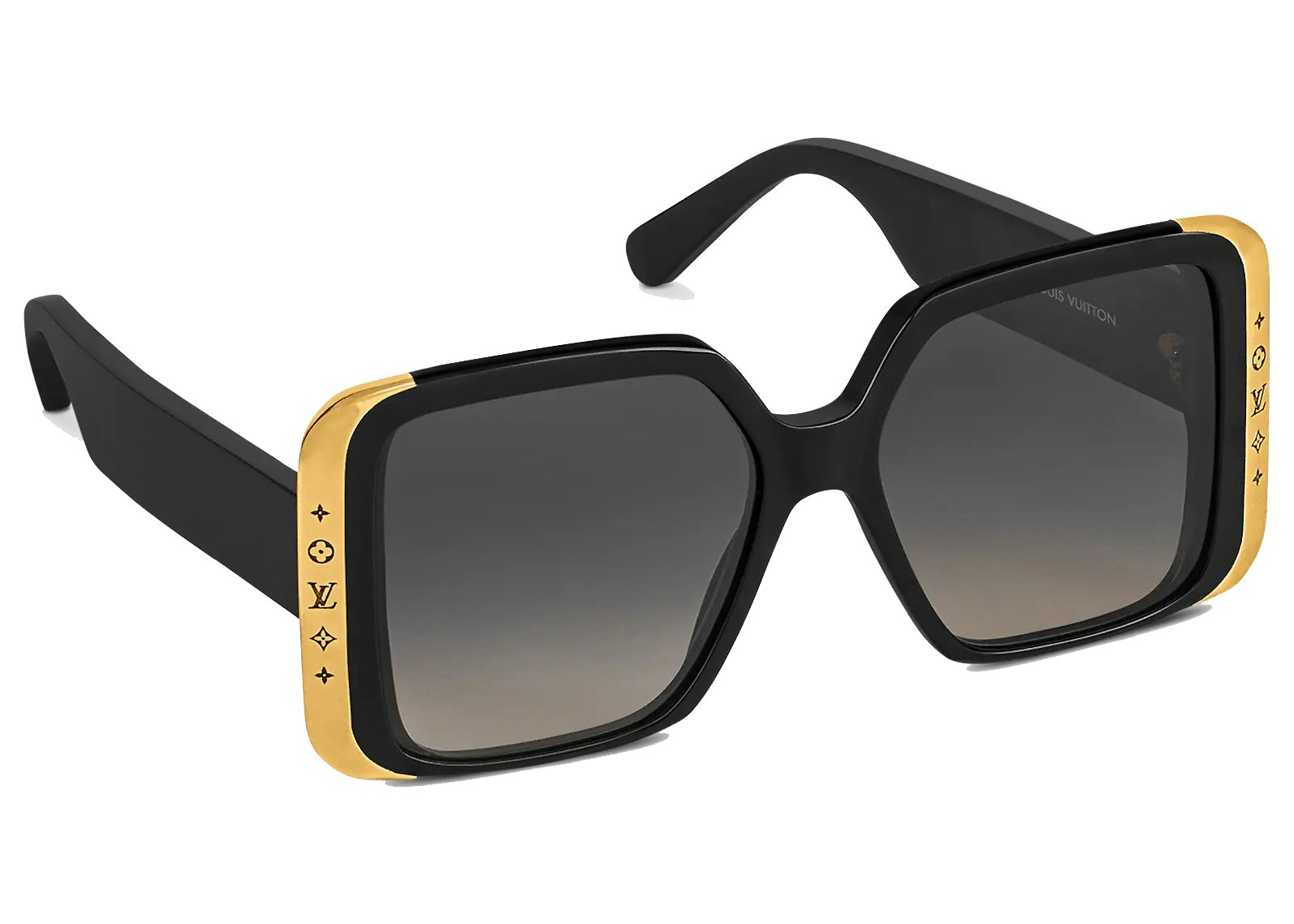Louis Vuitton Black & Gold Sunglasses Z0430E A0112 58[]18 (4H) | eBay